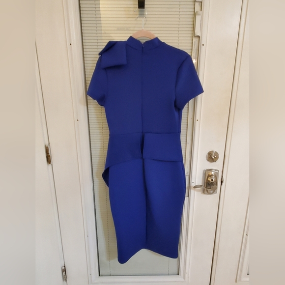Structured Blue Dress - Picture 3 of 3